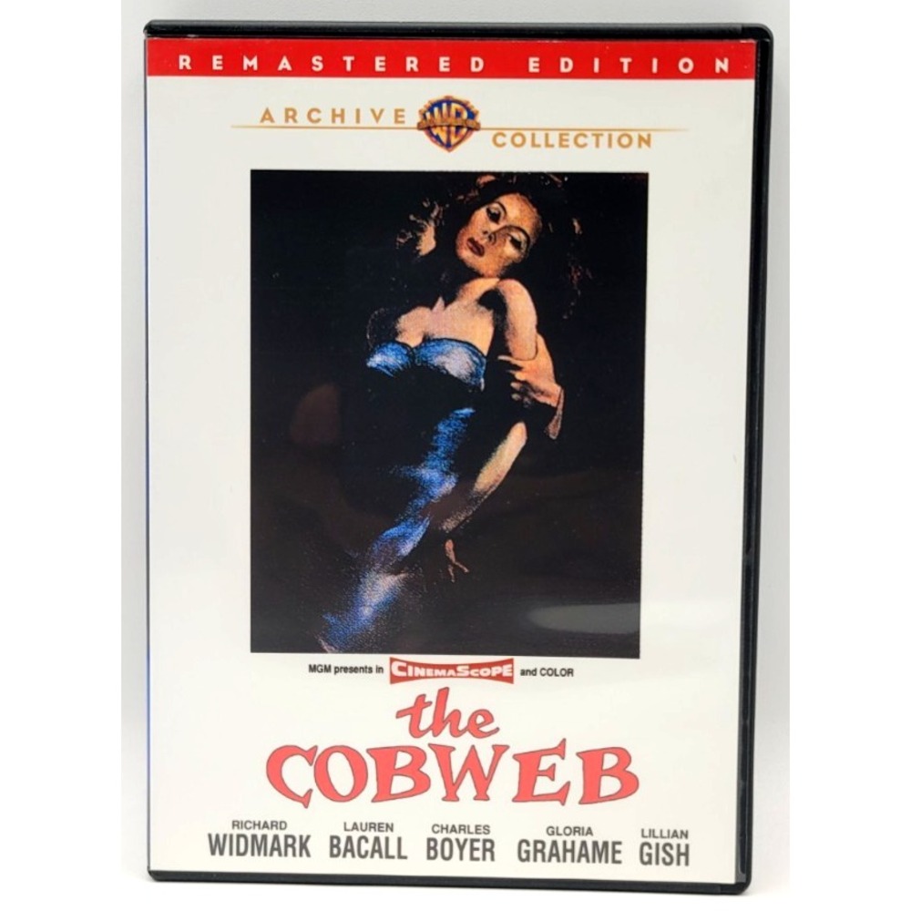 The Cobweb DVD, 1955 Drama, William Gibson Novel, Richard Widmark, Lauren Bacall